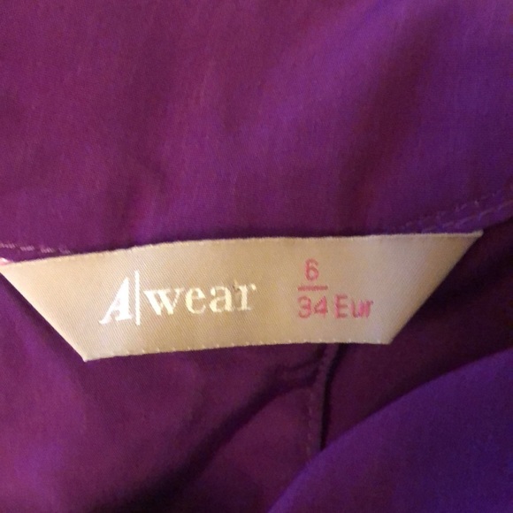 ASOS cut open back purple tulip cocktail dress - Picture 6 of 7